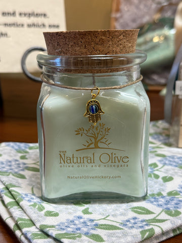 Natural Olive Candle - Jasmine & Fig